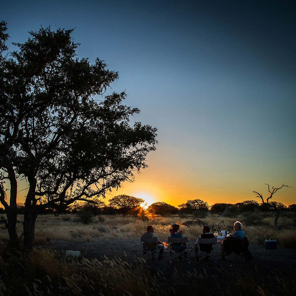 Sundowner at Vreugde Guest Farm - Namibia Africa - near Anderson Gate Etosha