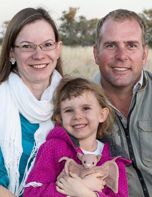 Danie and Rachel's family - Guest Farm Namibia - Lodges in namibia - Vreugde Guest Farm